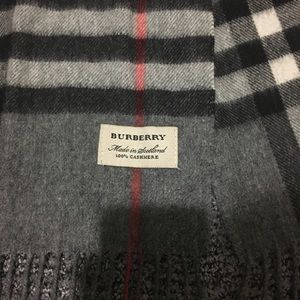 Burberry cashmere scarf